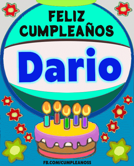 Feliz Cumpleaños Dario gif