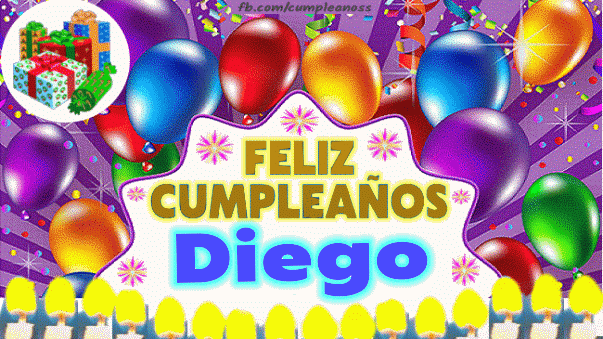 Feliz cumpleanos Diego gif