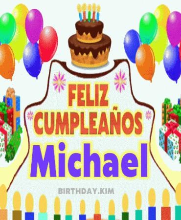 Feliz cumpleaños Michael! gif