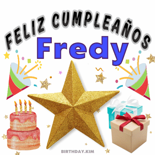 Feliz Cumpleaños Fredy gif