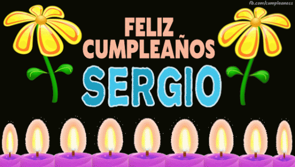  Feliz cumpleaños, Sergio. gif