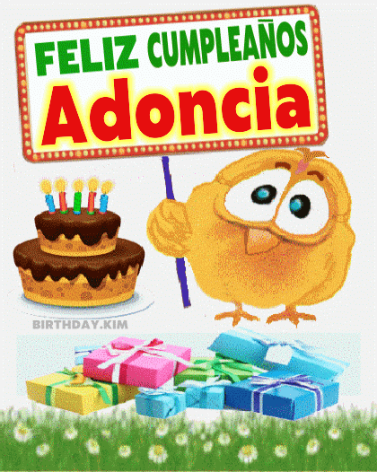 Feliz Cumpleaños Adoncia gif