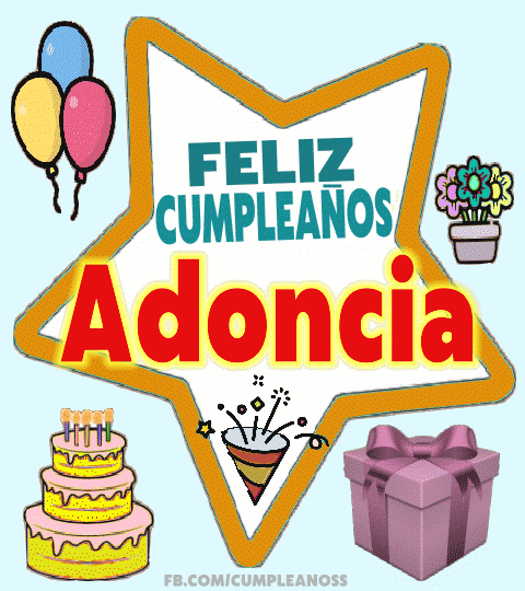 Feliz Cumpleaños Adoncia gif