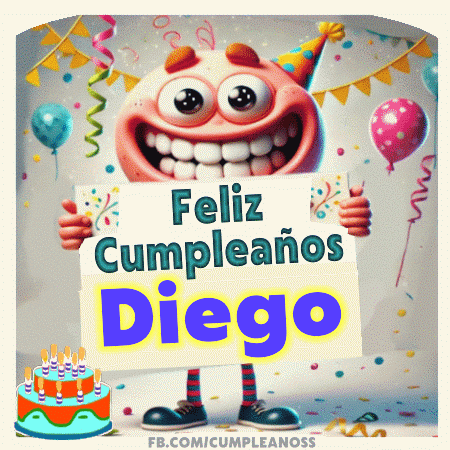 Feliz Cumpleaños Diego imágenes gif
