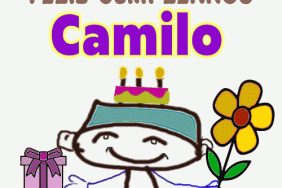 Feliz cumpleaños Camilo gif