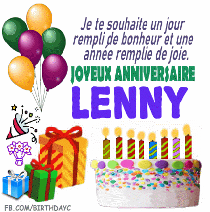 Joyeux anniversaire Lenny