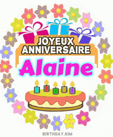 Joyeux Anniversaire Alaine gif