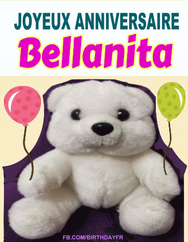 Joyeux Anniversaire Bellanita gif