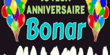Joyeux Anniversaire Bonar gif
