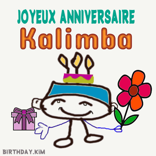 joyeux anniversaire Kalimba gif