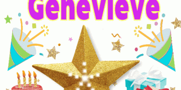 Joyeux Anniversaire Geneieve gif