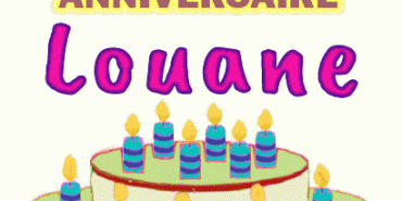 Joyeux Anniversaire Louane gif