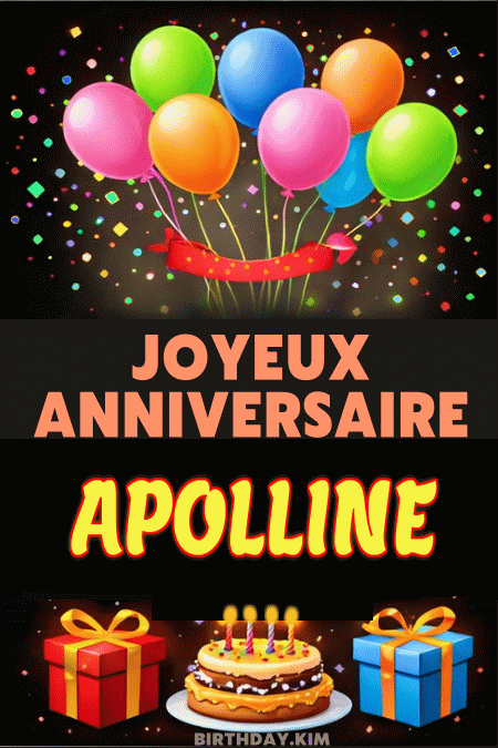 Joyeux Anniversaire Apolline Gif
