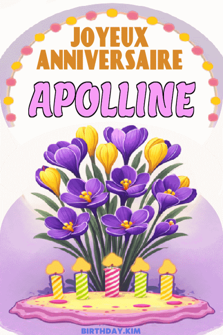 Joyeux Anniversaire Apolline Gif
