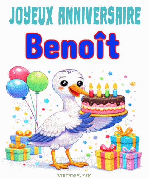 Joyeux Anniversaire Benoît Gif