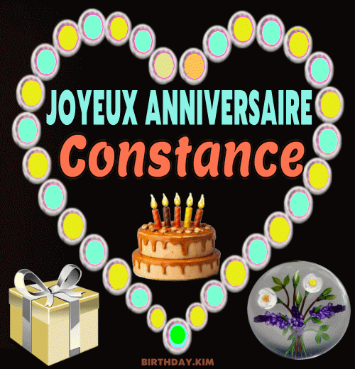Joyeux Anniversaire Constance Gif