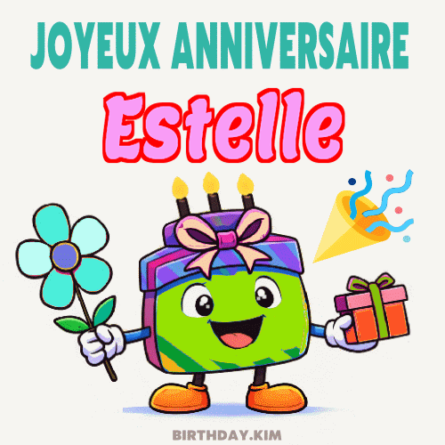 Joyeux Anniversaire Estelle Gif