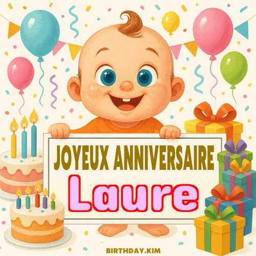 Joyeux Anniversaire Laure Gif