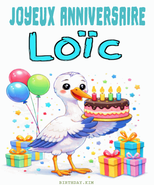 Joyeux Anniversaire Loïc Gif