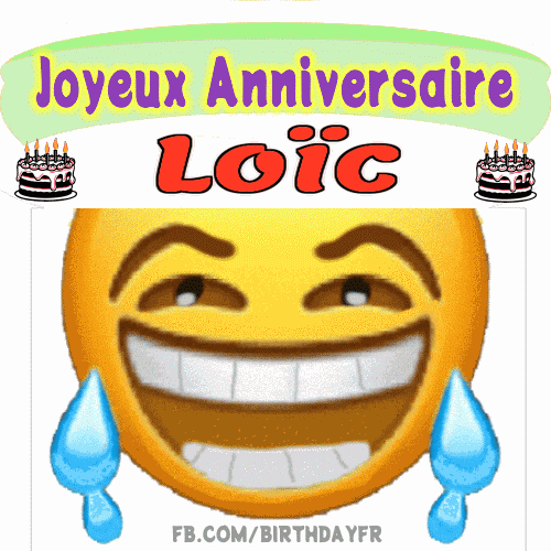 Joyeux Anniversaire Loïc Gif