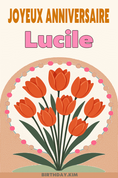 Joyeux Anniversaire Lucile Gif