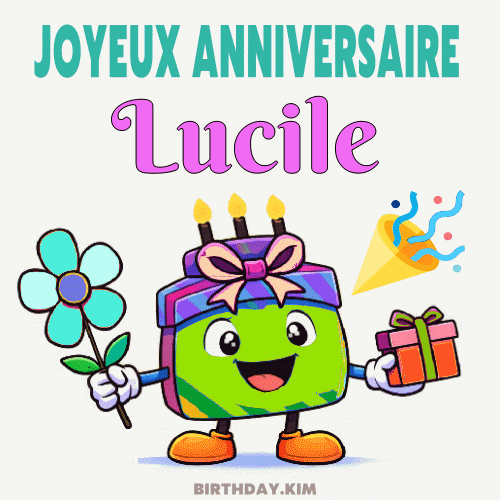 Joyeux Anniversaire Lucile Gif