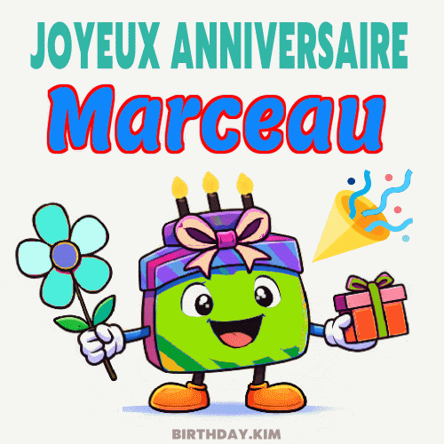 Joyeux Anniversaire Marceau Gif