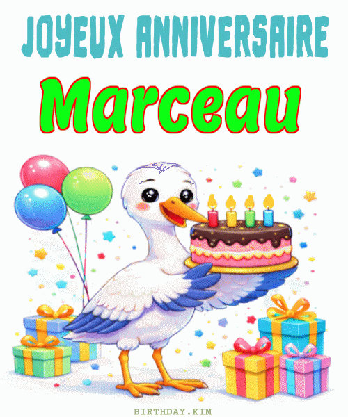 Joyeux Anniversaire Marceau Gif