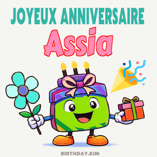 Joyeux Anniversaire Assia Gif
