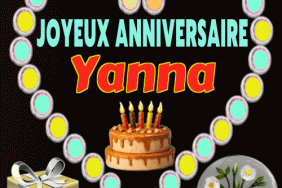 Joyeux Anniversaire Yanna gif