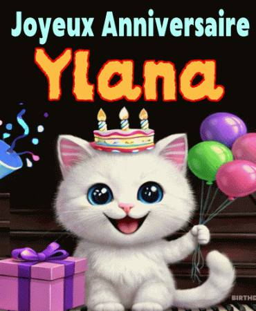 Joyeux Anniversaire Ylana gif