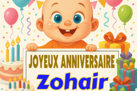 Joyeux Anniversaire Zohair