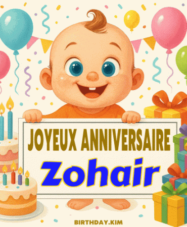 Joyeux Anniversaire Zohair