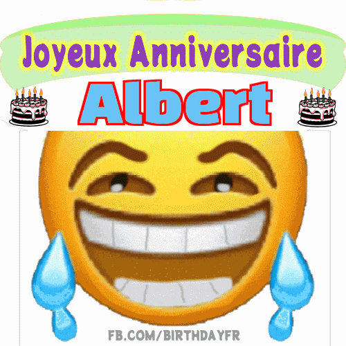 GIF joyeux anniversaire Albert