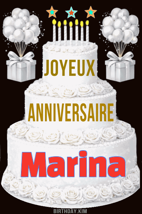 Joyeux Anniversaire Marina
