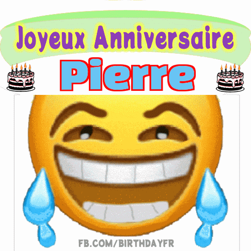 GIF joyeux anniversaire Pierre