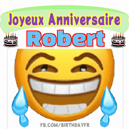 GIF joyeux anniversaire Robert