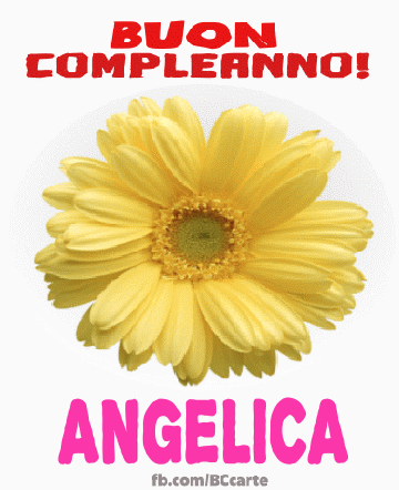 Buon Compleanno Angelica gifs immagini