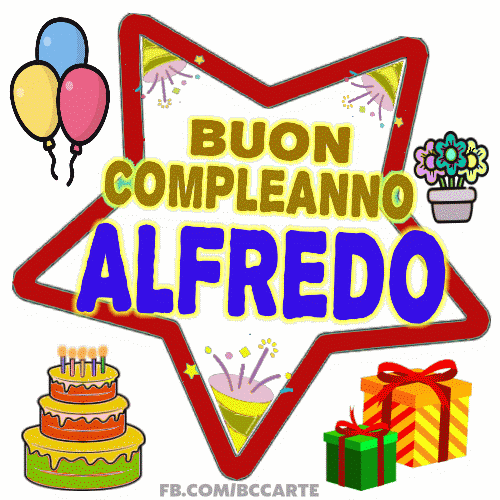 Buon Compleanno Alfredo