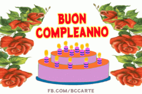 Buon Compleanno Rosa gif