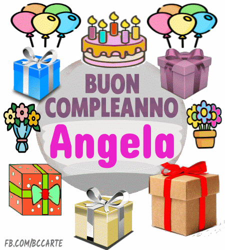 Buon Compleanno Angela gif