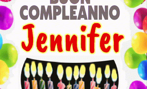 buon compleanno Jennifer