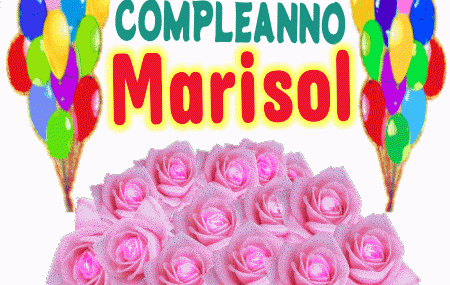 Buon Compleanno Marisol gif