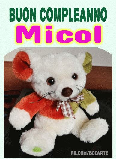 Buon Compleanno Micol gif