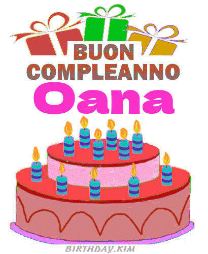 Buon Compleanno Oana gif