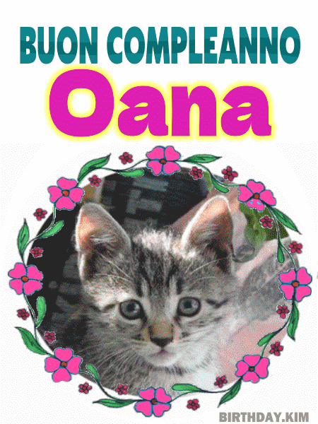 Buon Compleanno Oana gif