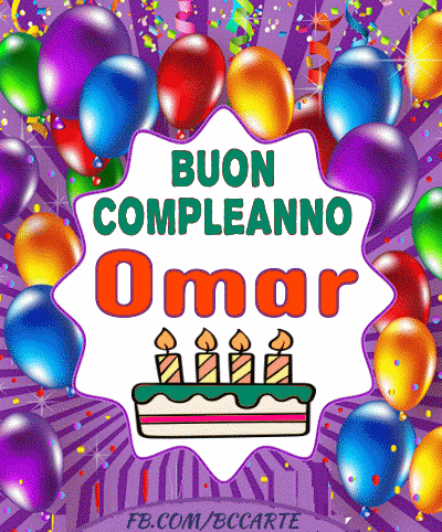 Buon Compleanno Omar