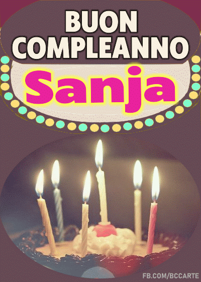 Buon compleanno Sanja gif