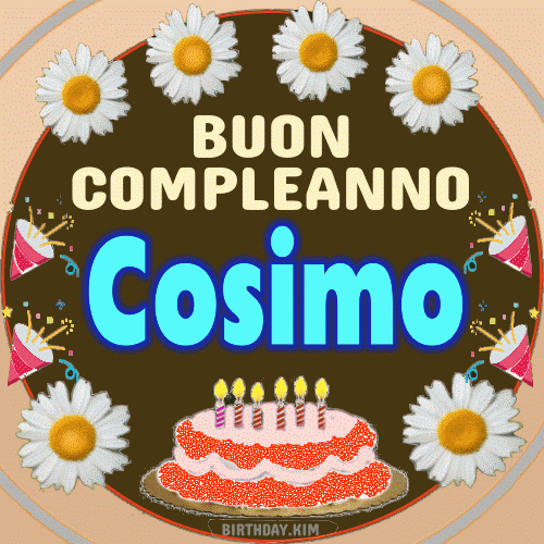 Buon Compleanno Cosimo gif