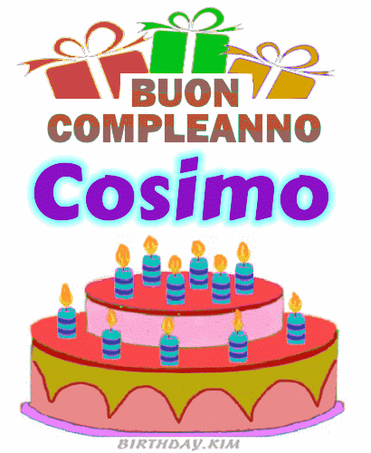 Buon Compleanno Cosimo gif